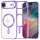 iPhone 17 Air Light Purple Techsuit - Luxury Crystal MagSafe tok