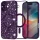 iPhone 17 Deep Purple Techsuit - Luxury Glitter MagSafe tok