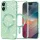 iPhone 17 Light Green Techsuit Luxury Glitter MagSafe tok