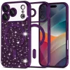iPhone 17 Pro Max Techsuit Luxury Glitter MagSafe - Deep Purple tok-5949419288867 1 kép