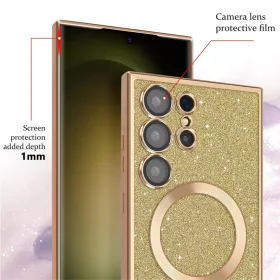 iPhone 17 Air Techsuit - Luxury Glitter MagSafe - Deep Green tok-5949419288812 2 kép