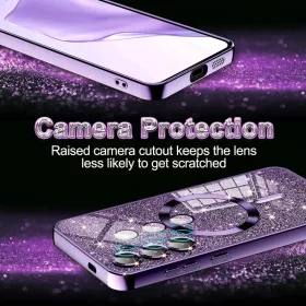 iPhone 17 Air Ezüst Techsuit Luxury Glitter MagSafe tok-5949419288782 2 kép
