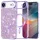 iPhone 17 Air Techsuit - Luxury Glitter MagSafe - Világos lila tok