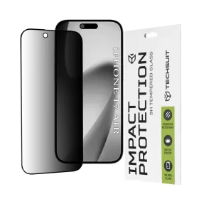  iPhone 17 Air Fekete Techsuit 111D Teljesen tapadó privát képerny�-5949419288645 1 kép