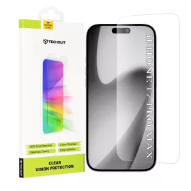    iPhone 17 Pro Max Átlátszó Üvegvédő Techsuit üvegfólia
