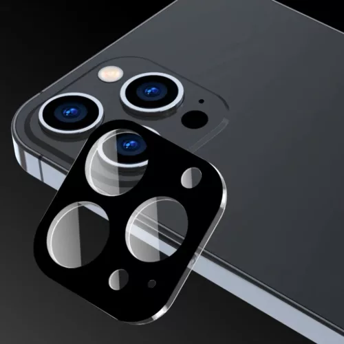  iPhone 17 Pro Max Fekete Teljes Kameravédő Techsuit üvegfólia-5949419288577 4 kép