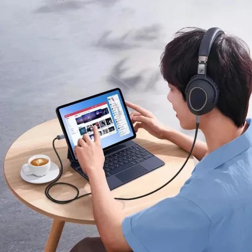 Techsuit - Prémium Kábel Adapter SoundShell (AC9) - USB-C-ről 3,5 m-5949419293267 3 kép