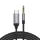 Techsuit - Prémium Kábel Adapter FuseXound (AC11) - Type-C - 3.5mm Jack, Hi-Fi Minőség, DAC Chip, PVC, 0.5m - Szürke