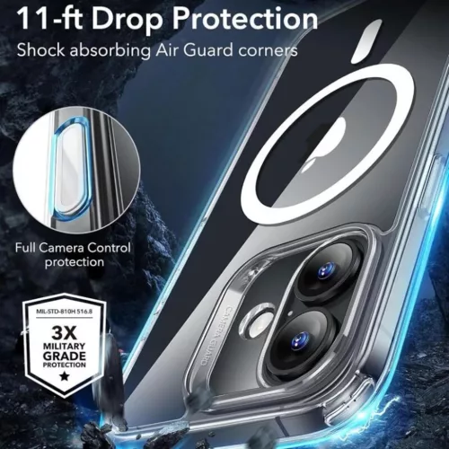  iPhone 16 Átlátszó ESR Klasszikus Hibrid HaloLock tok-4894240255032 4 kép