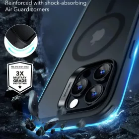  iPhone 16 Pro Matt Fekete ESR Klasszikus Hibrid HaloLock tok-4894240255513 2 kép