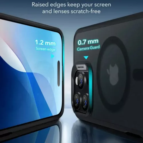 iPhone 16 Pro Matt Fekete ESR Klasszikus Hibrid HaloLock tok-4894240255513 3 kép