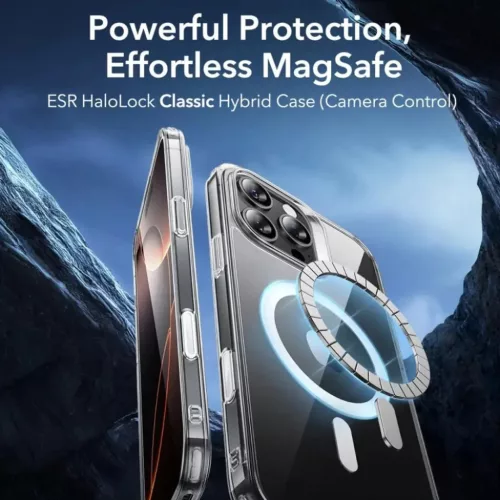  iPhone 16 Pro Matt Fekete ESR Klasszikus Hibrid HaloLock tok-4894240255513 5 kép