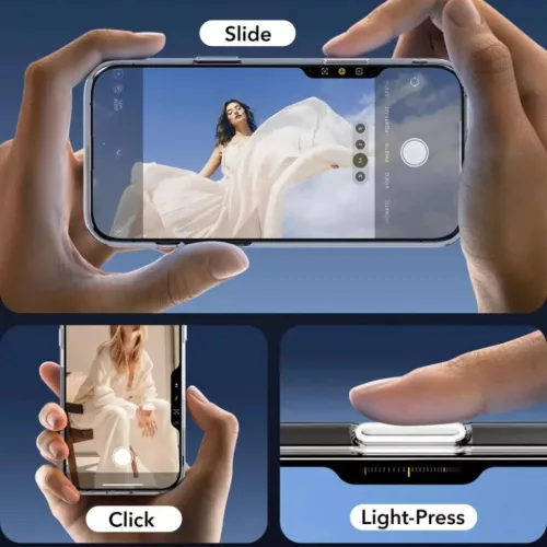  iPhone 16 Pro Matt Fekete ESR Klasszikus Hibrid HaloLock tok-4894240255513 6 kép