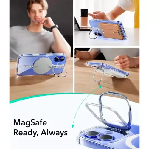  iPhone 16 Átlátszó ESR Klasszikus Hibrid HaloLock Kitámasztó tok-4894240254561 4 kép