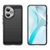  Techruha - Karbonszilikon - Honor 400 - Fekete tok-5949419293168 2 kép