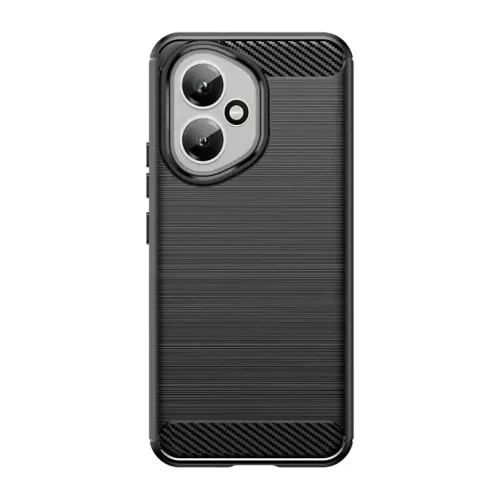 Techsuit - Karbonszilikon - Honor 400 - Fekete tok-5949419293168 2 kép