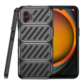    Techsuit - Szénszál - Samsung Galaxy Xcover7 Pro - Fekete tok