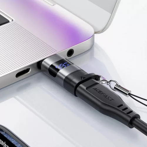  Adapter Acefast (J9) - Digitális kijelzővel, Type-C to USB-C, 480Mb-6974316284703 5 kép
