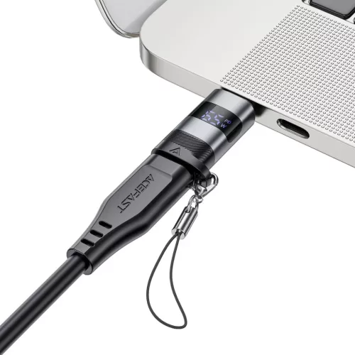  Adapter Acefast (J9) - Digitális kijelzővel, Type-C to USB-C, 480Mb-6974316284703 6 kép