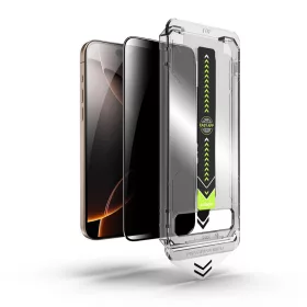 Techsuit - TitanGlass Teljes Fedés - iPhone 15 Pro - Adatvédelem üv-5949419293809 2 kép