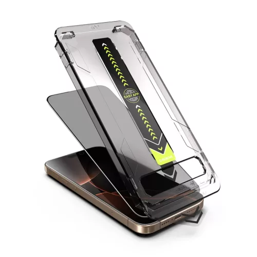 Techsuit - TitanGlass Teljes Fedés (2 darabos) - iPhone 16 Pro - Adat-5949419293540 6 kép