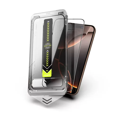 Techsuit - TitanGlass Teljes Borítás (2 csomag) - iPhone 16 Pro Max -5949419293533 7 kép