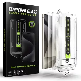    Samsung Galaxy S24 Ultra Techsuit TitanGlass CrystalHD (2 csomag) átlátszó üvegfólia