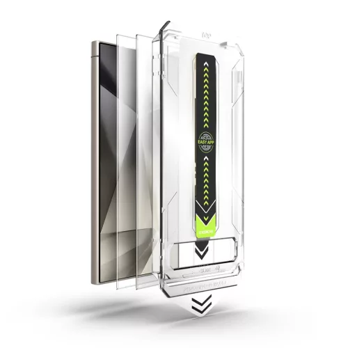 Techsuit - TitanGlass CrystalHD (2 csomag) - Samsung Galaxy S24 Ultra -5949419293434 2 kép
