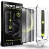 Kijelzővédő - Techsuit TitanGlass CrystalHD (2 db) - Samsung Galaxy S25 / Galaxy S24 - Átlátszó. üvegfólia