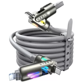 Lisen - Adatkábel (YL0124110002) - 4in1, USB/Type-C to Type-C/Lightni-6941237430953 1 kép