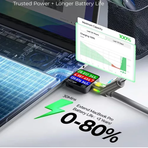 Lisen - Adatkábel (YL0124110002) - 4in1, USB/Type-C to Type-C/Lightni-6941237430953 4 kép