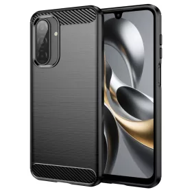 Samsung Galaxy A17 5G Fekete Techsuit Karbon Szilikon tok