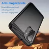 Techsuit - Karbon Szilikon - Samsung Galaxy A17 5G - Fekete tok-5949419294400 5 kép