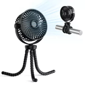 Techsuit - Babakocsi Ventilátor (VP1) - Hordozható, Négysebességes-5949419295148 1 kép
