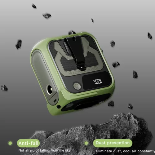 Techsuit - Prémium Hordozható Mini Ventilátor (Z13) - Power Bankkal-5949419295384 5 kép