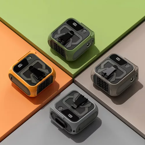 Techsuit - Prémium Hordozható Mini Ventilátor (Z13) - Power Bankkal-5949419295384 7 kép