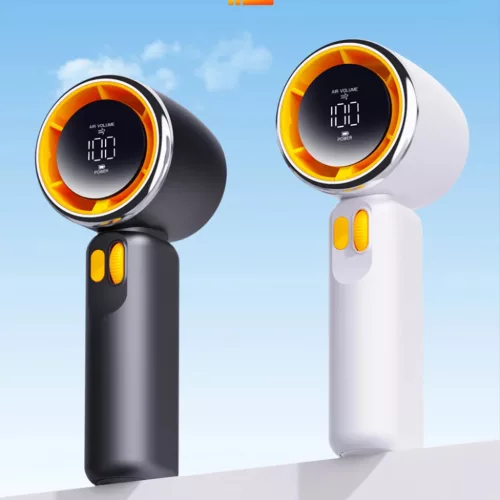 Techsuit - Prémium hordozható mini ventilátor (Z11) - LED digitáli-5949419295377 3 kép