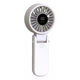 Techsuit - Prémium Mini Kézi Ventilátor (A10) - LED digitális kije-5949419295353 1 kép