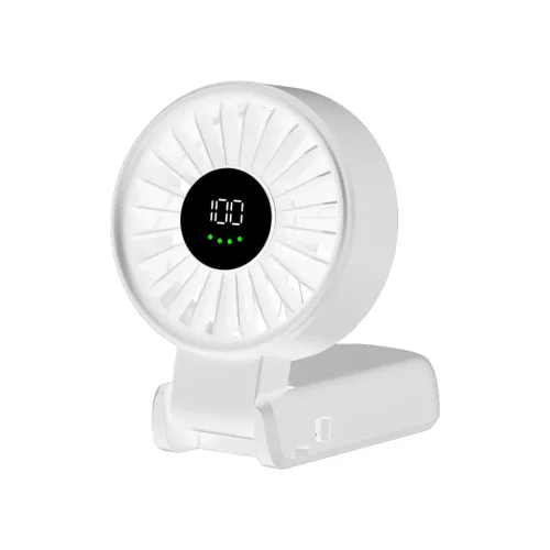 Techsuit - Prémium Mini Kézi Ventilátor (A10) - LED digitális kije-5949419295353 2 kép