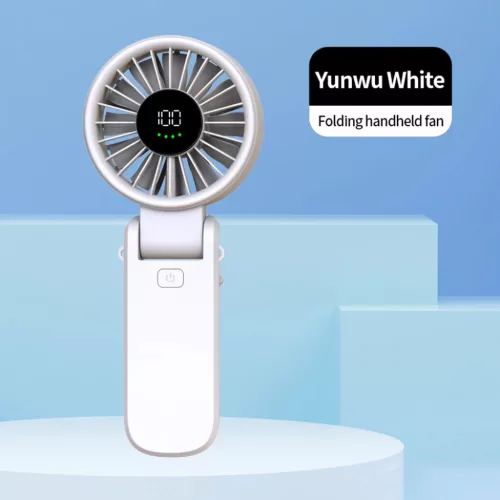 Techsuit - Prémium Mini Kézi Ventilátor (A10) - LED digitális kije-5949419295353 3 kép
