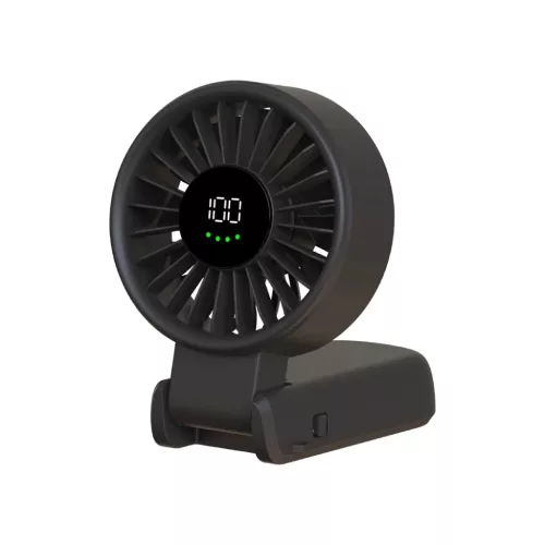 Techsuit - Prémium Mini Kézi Ventilátor (A10) - LED Digitális Kije-5949419295346 3 kép