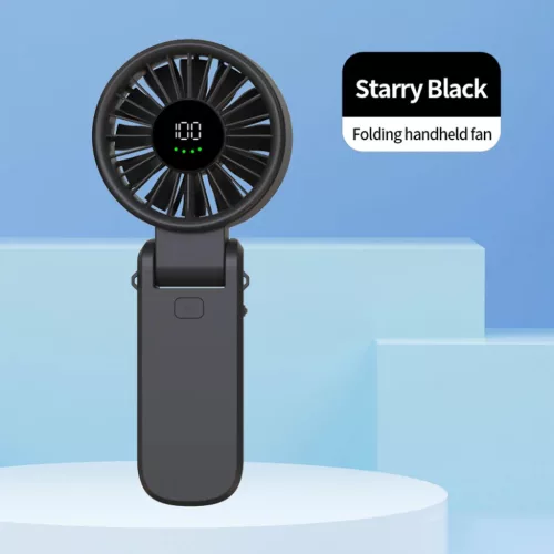 Techsuit - Prémium Mini Kézi Ventilátor (A10) - LED Digitális Kije-5949419295346 4 kép