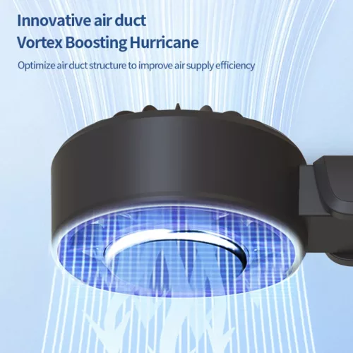 Techsuit - Prémium Mini Kézi Ventilátor (A10) - LED Digitális Kije-5949419295346 9 kép