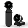 Techsuit - Prémium Mini Kézi Ventilátor (A9) - LED Digitális Kijelzővel, USB-C Újratölthető, 5 Szélsebesség, 5000mAh - Fekete