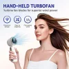 Techsuit - Prémium Mini Kézi Ventilátor (A9) - LED Digitális Kijel-5949419295322 5 kép