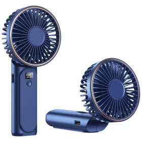 Techsuit - Prémium Mini Kézi Ventilátor (M12) - LED digitális kije-5949419295216 1 kép