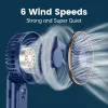 Techsuit - Prémium Mini Kézi Ventilátor (M12) - LED digitális kije-5949419295216 4 kép