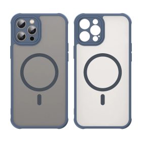 iPhone 11 Pro Max - Techsuit - HaloFrost II MagSafe tok - Sötétkék-5949419297555 2 kép