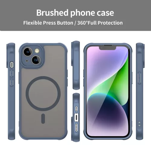 iPhone 13 Techsuit - HaloFrost II MagSafe tok - Sötétkék-5949419297517 3 kép