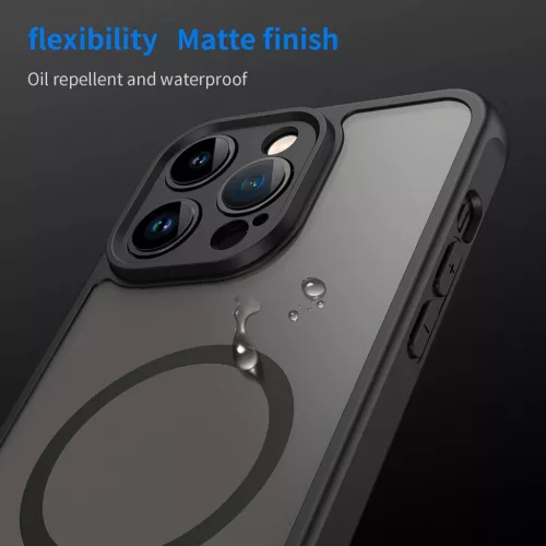 iPhone 14 Pro Black Techsuit - HaloFrost II MagSafe tok-5949419297333 6 kép